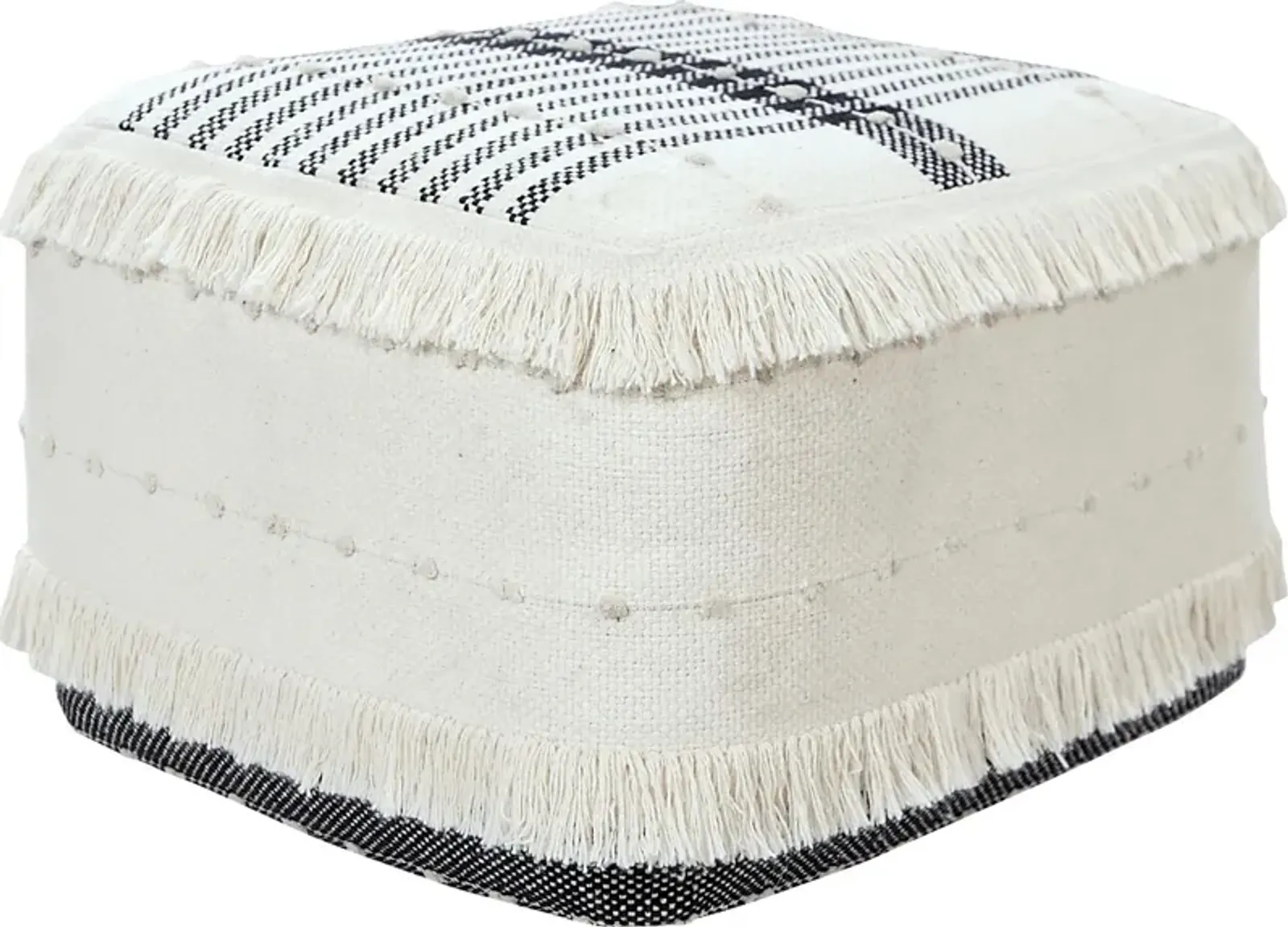 Brinok White Pouf