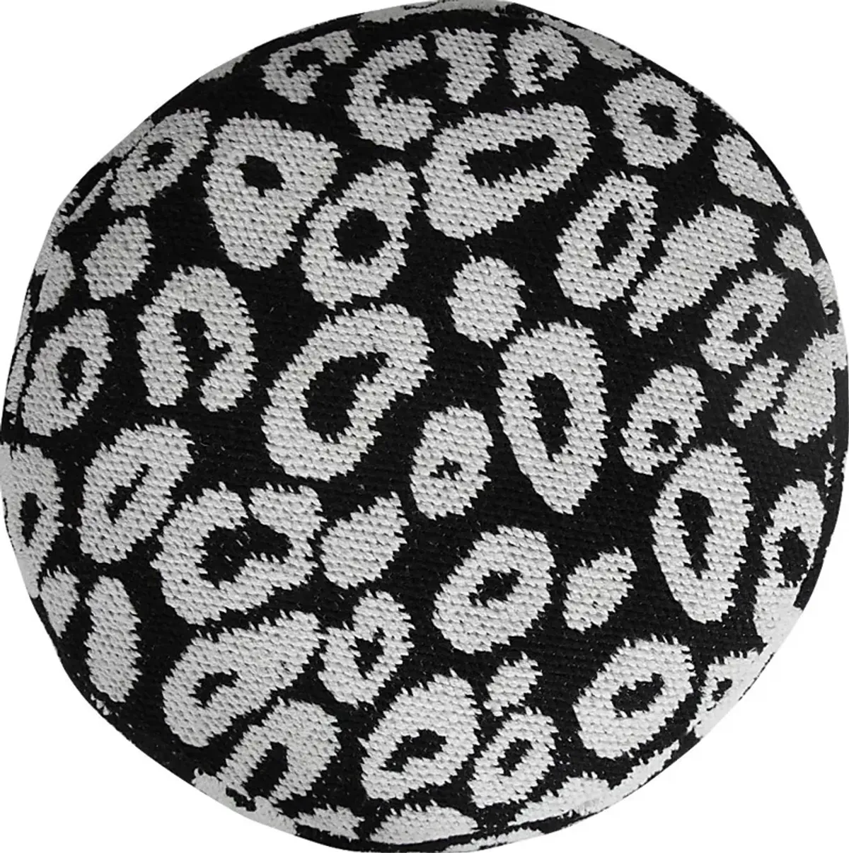 Mocant Black Pouf