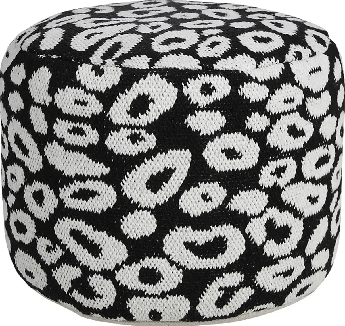 Mocant Black Pouf