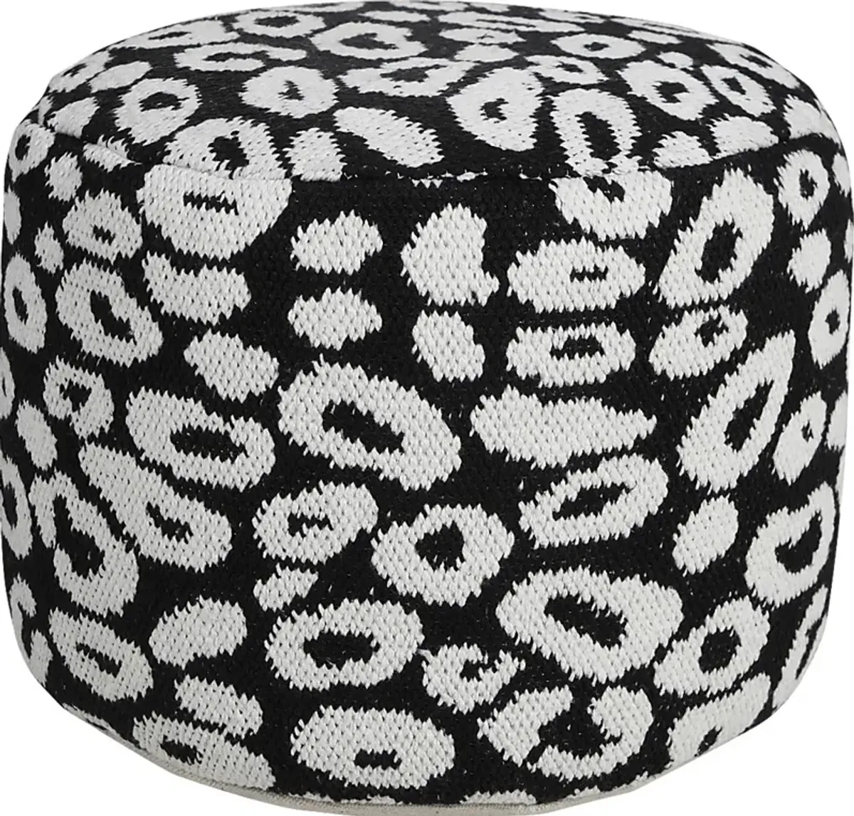 Mocant Black Pouf