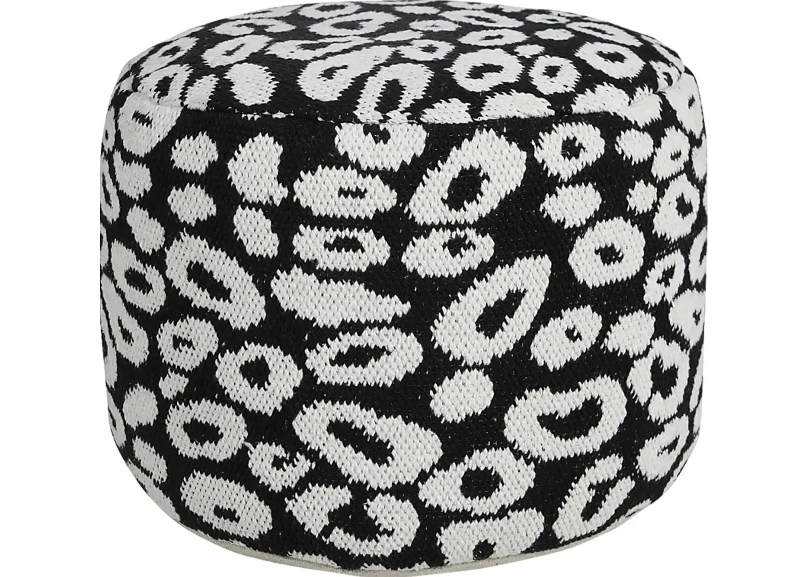 Mocant Black Pouf