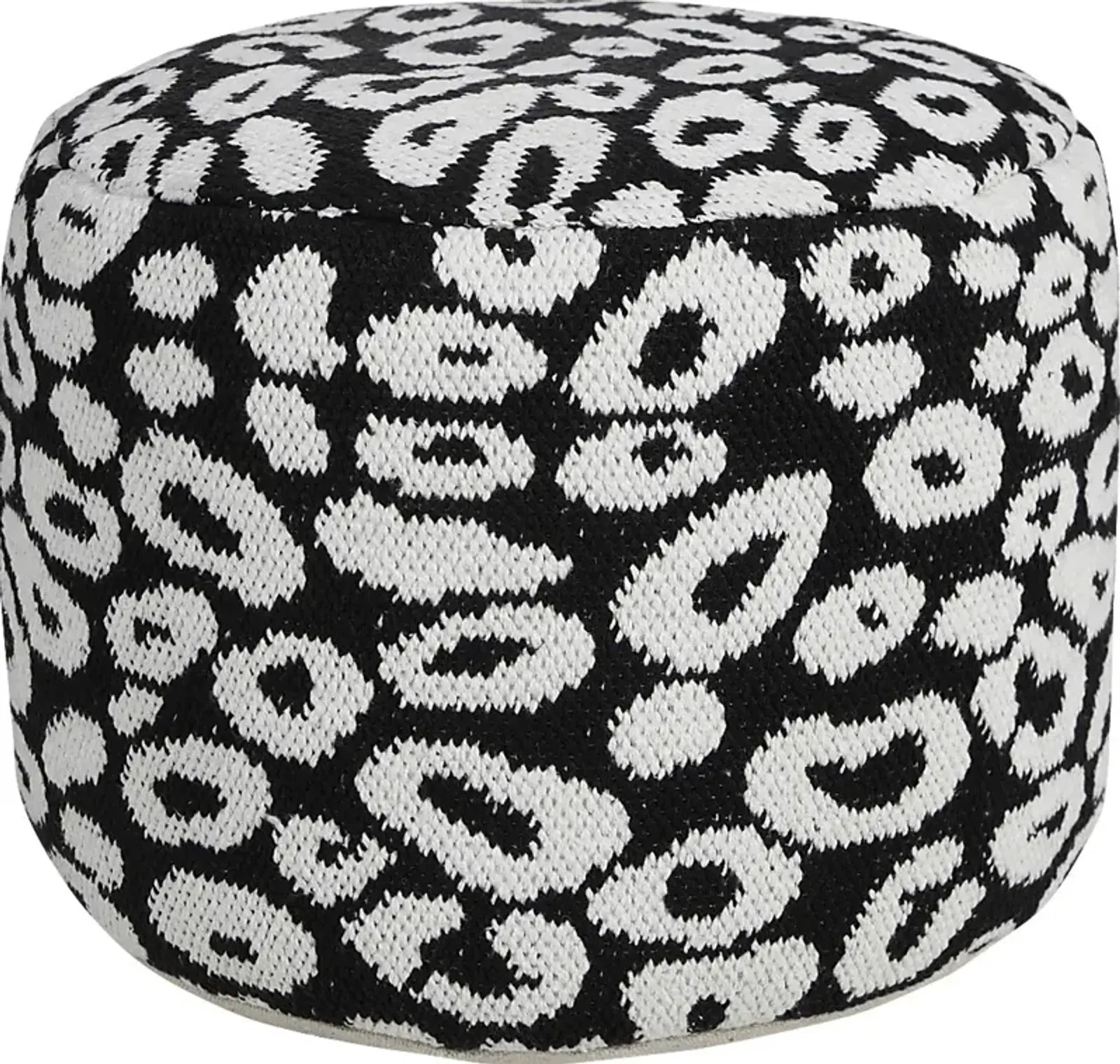 Mocant Black Pouf