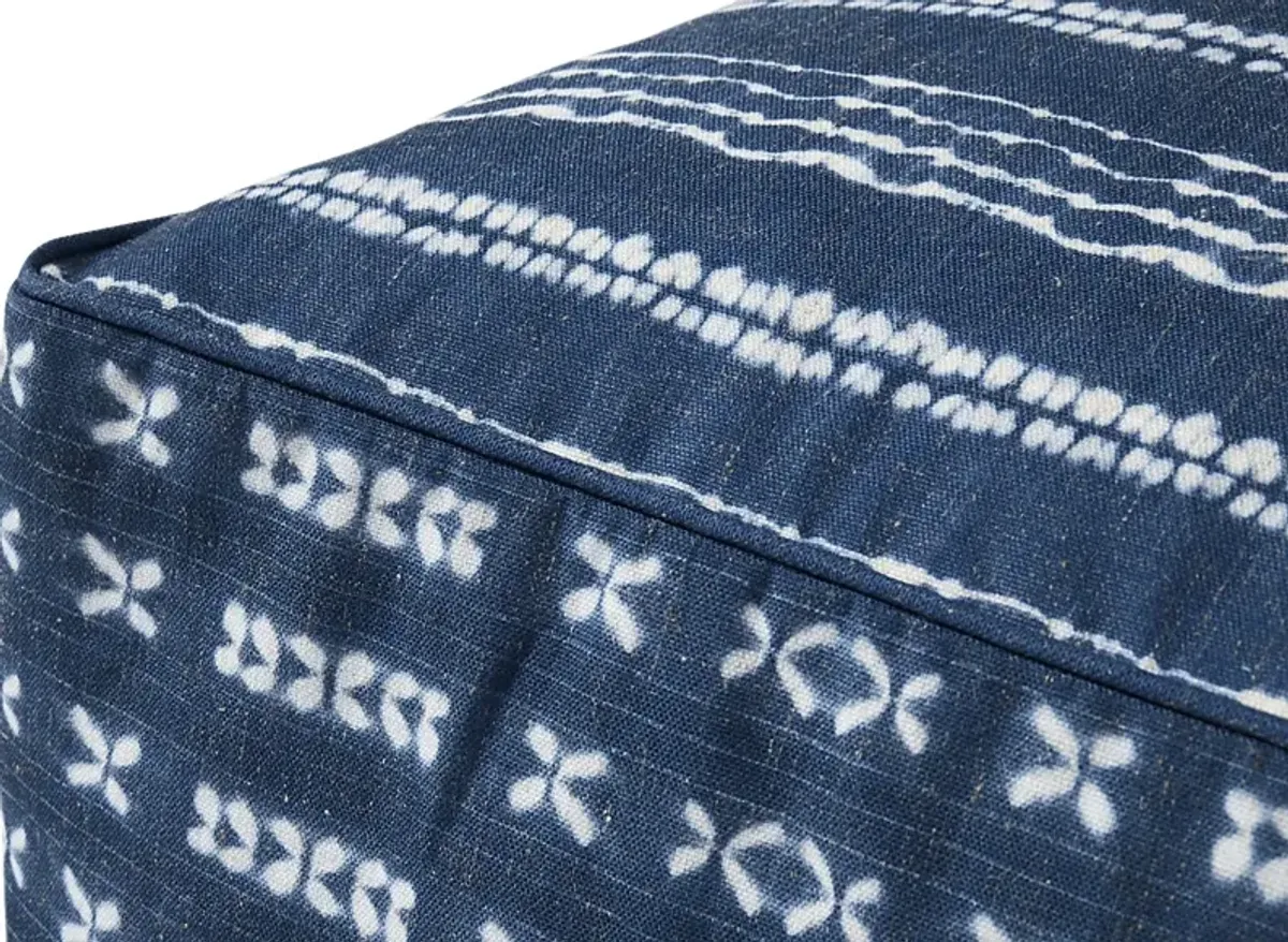 Elim Blue Large Pouf