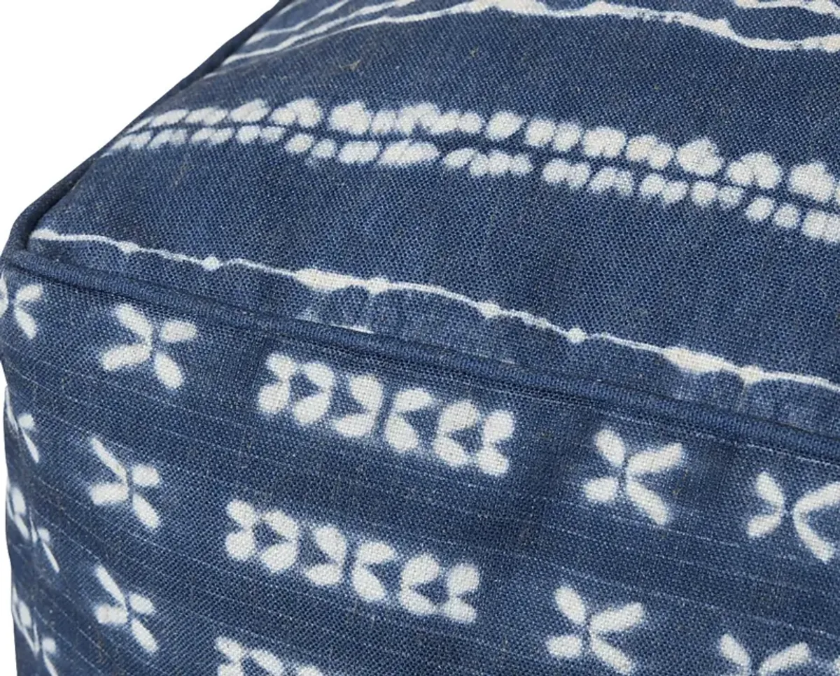 Elim Blue Extra Large Pouf