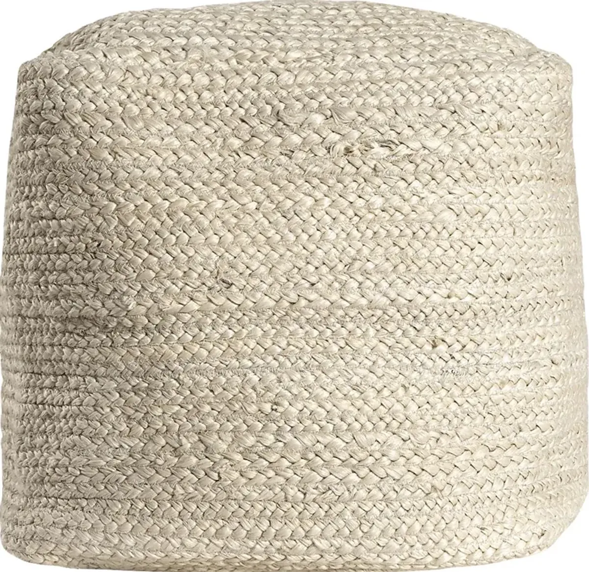 Elviation Ivory Pouf