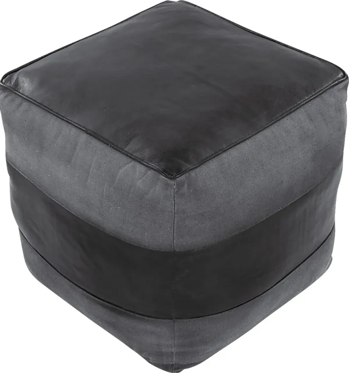 Cheerie I Black Pouf