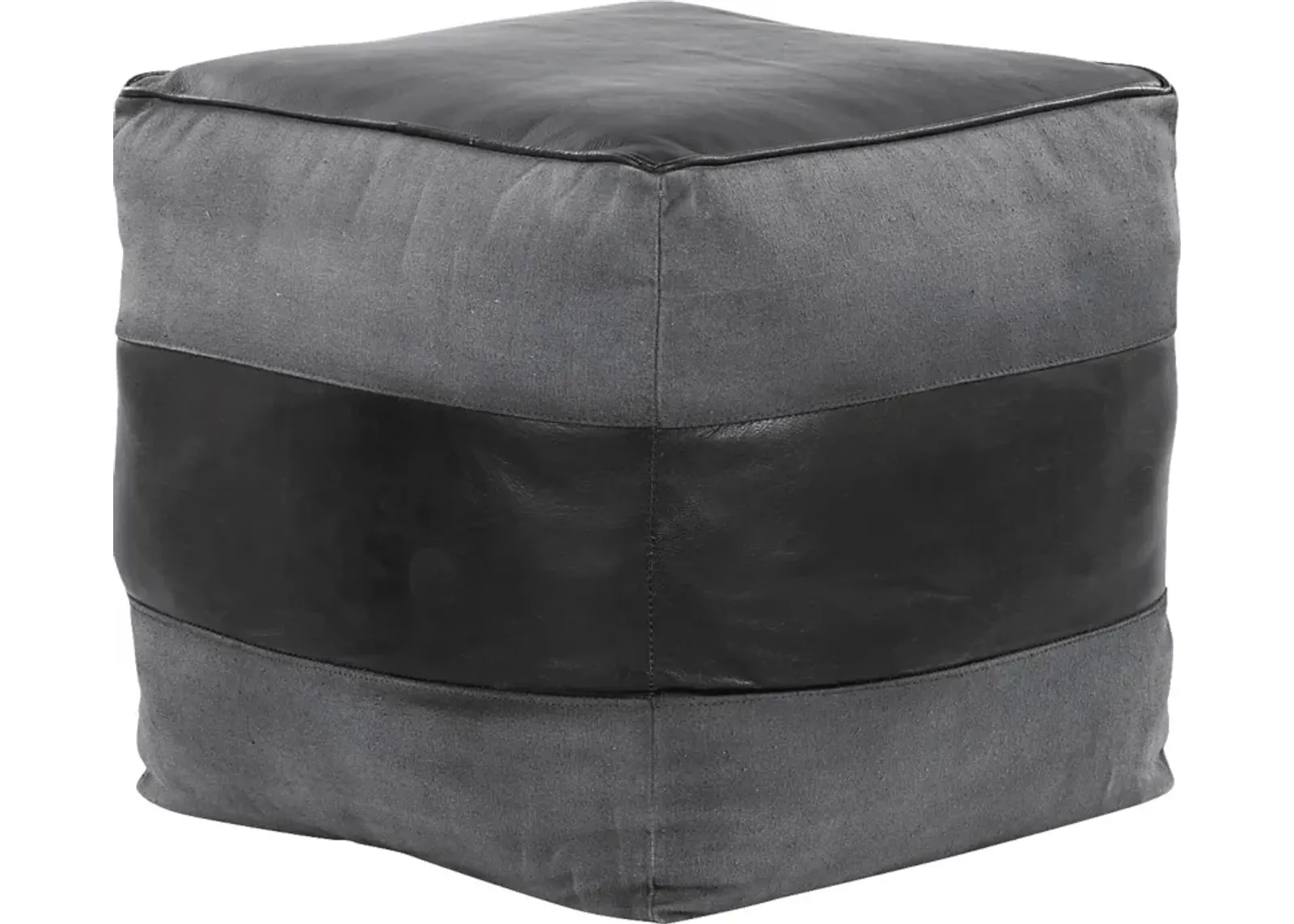 Cheerie I Black Pouf