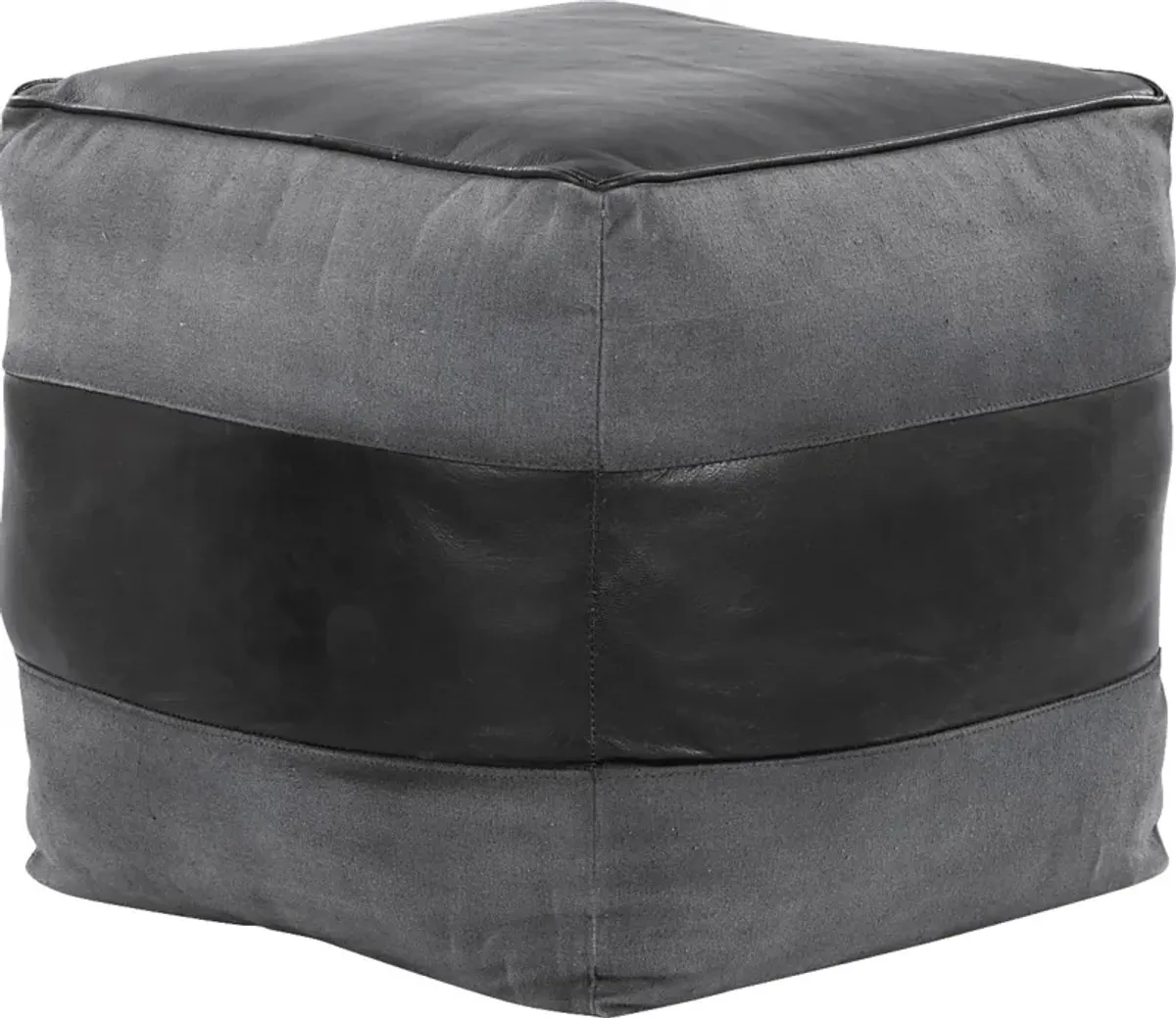 Cheerie I Black Pouf