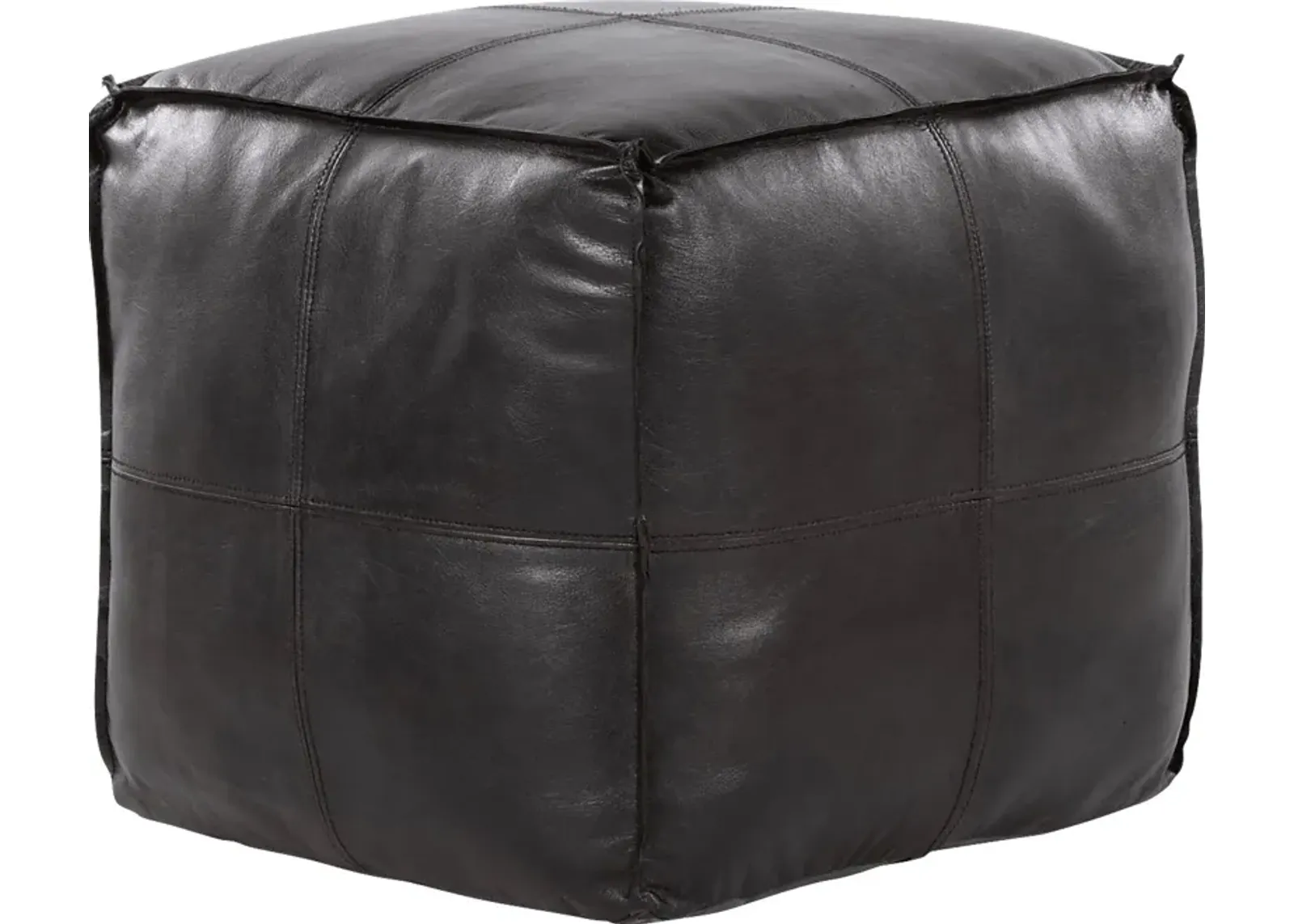 Cheerie II Black Pouf