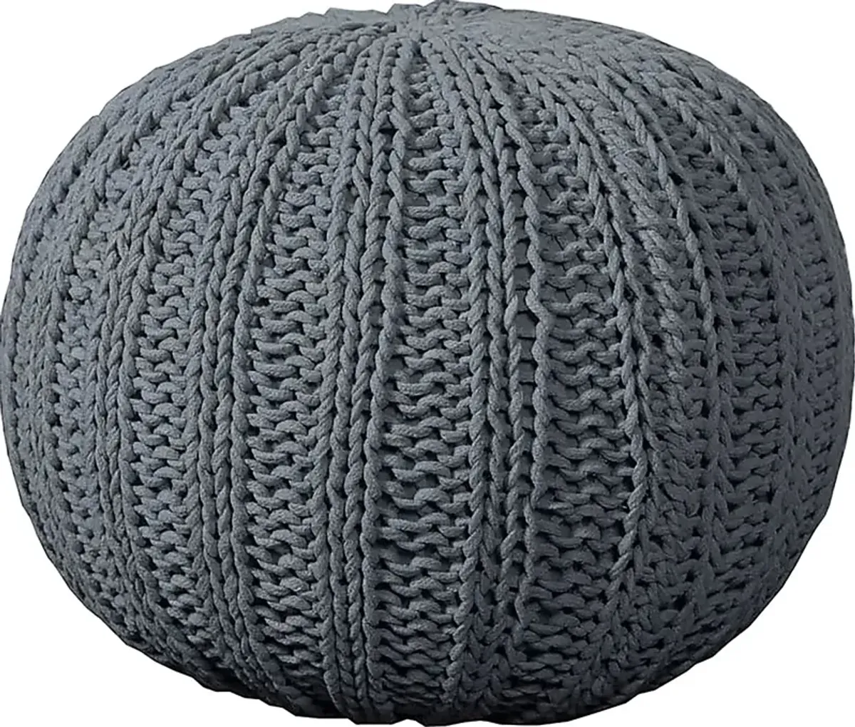 Ayidu Gray Pouf