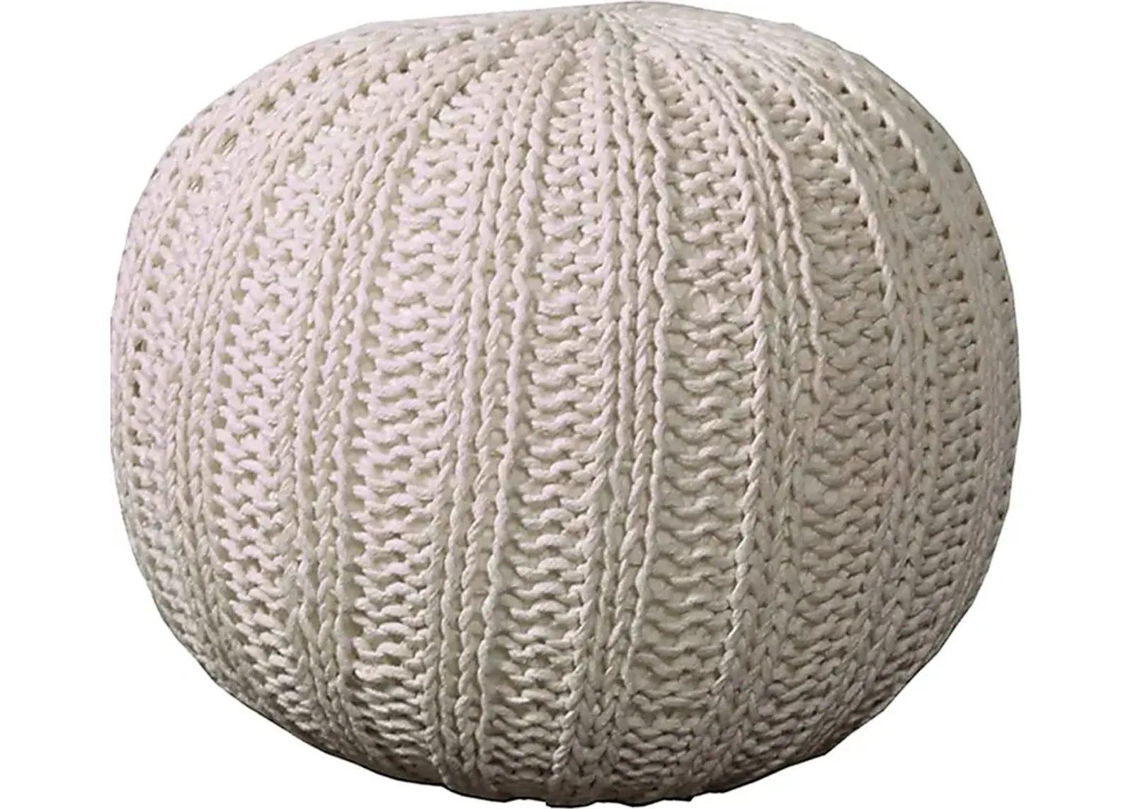 Ayidu Ivory Pouf