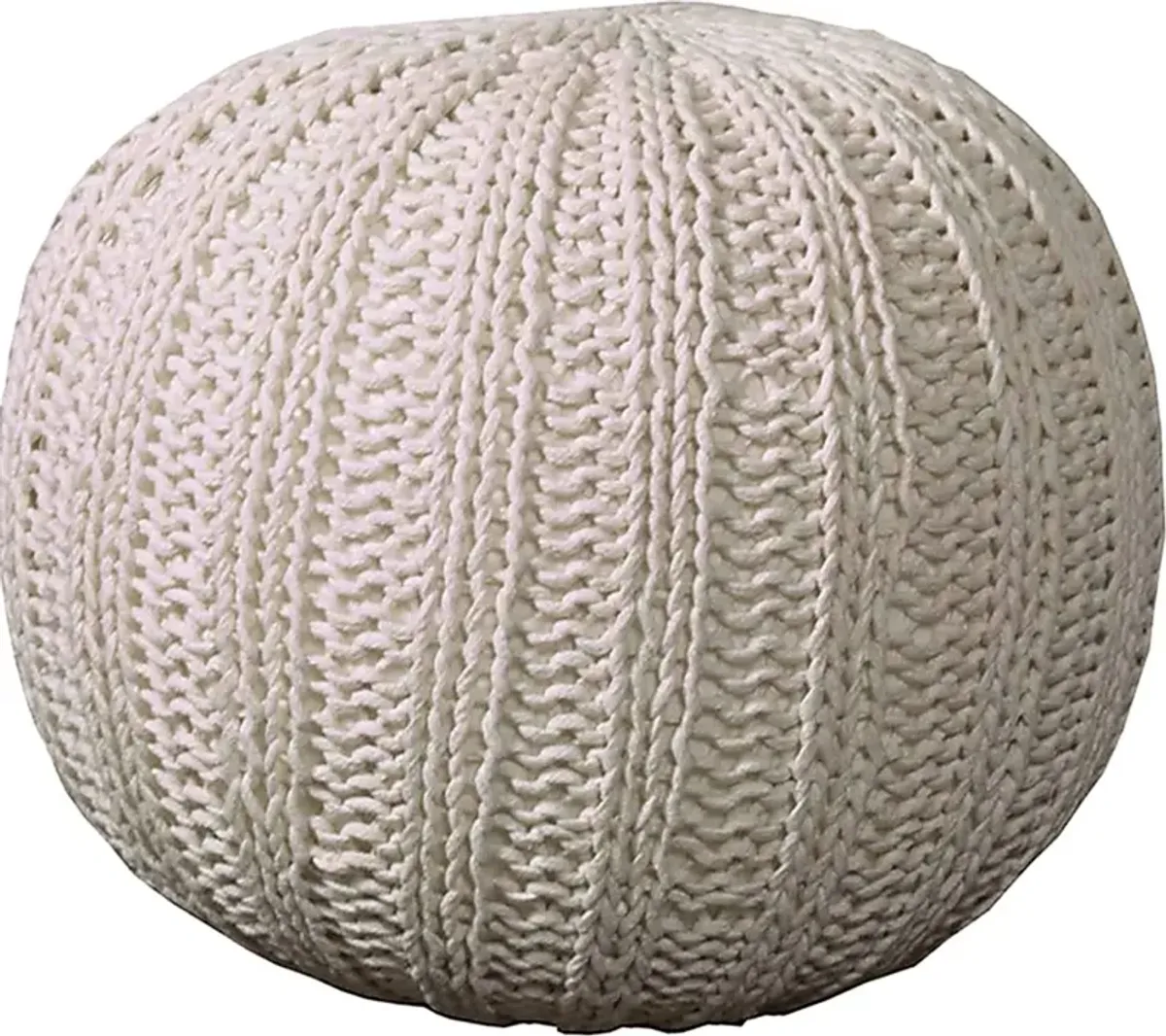 Ayidu Ivory Pouf