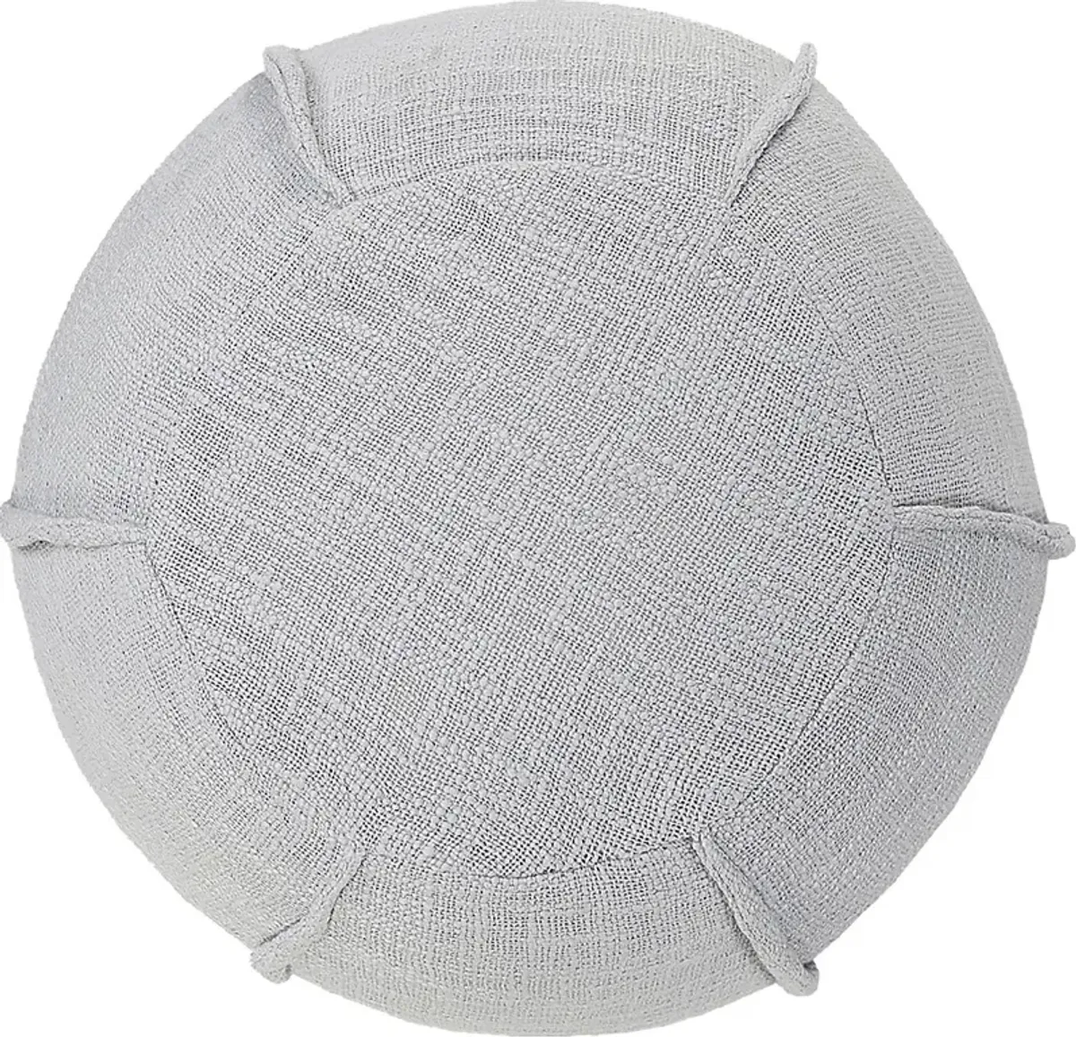 Kamusi Gray Pouf