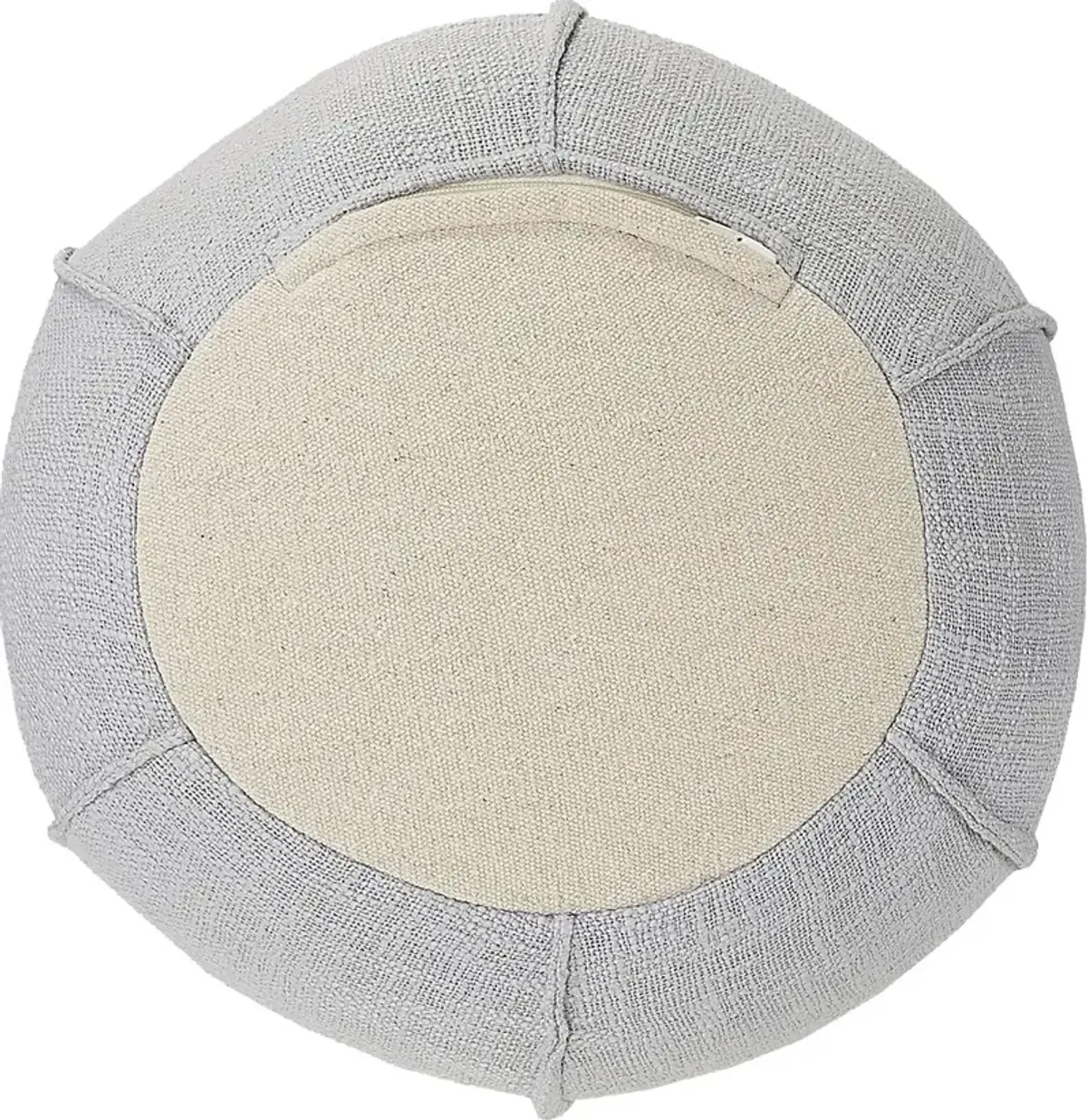 Kamusi Gray Pouf