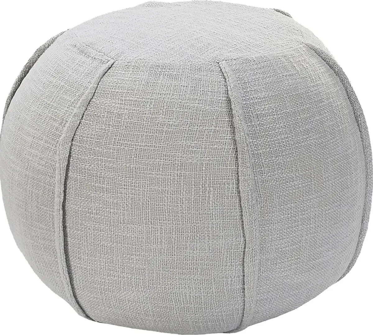 Kamusi Gray Pouf