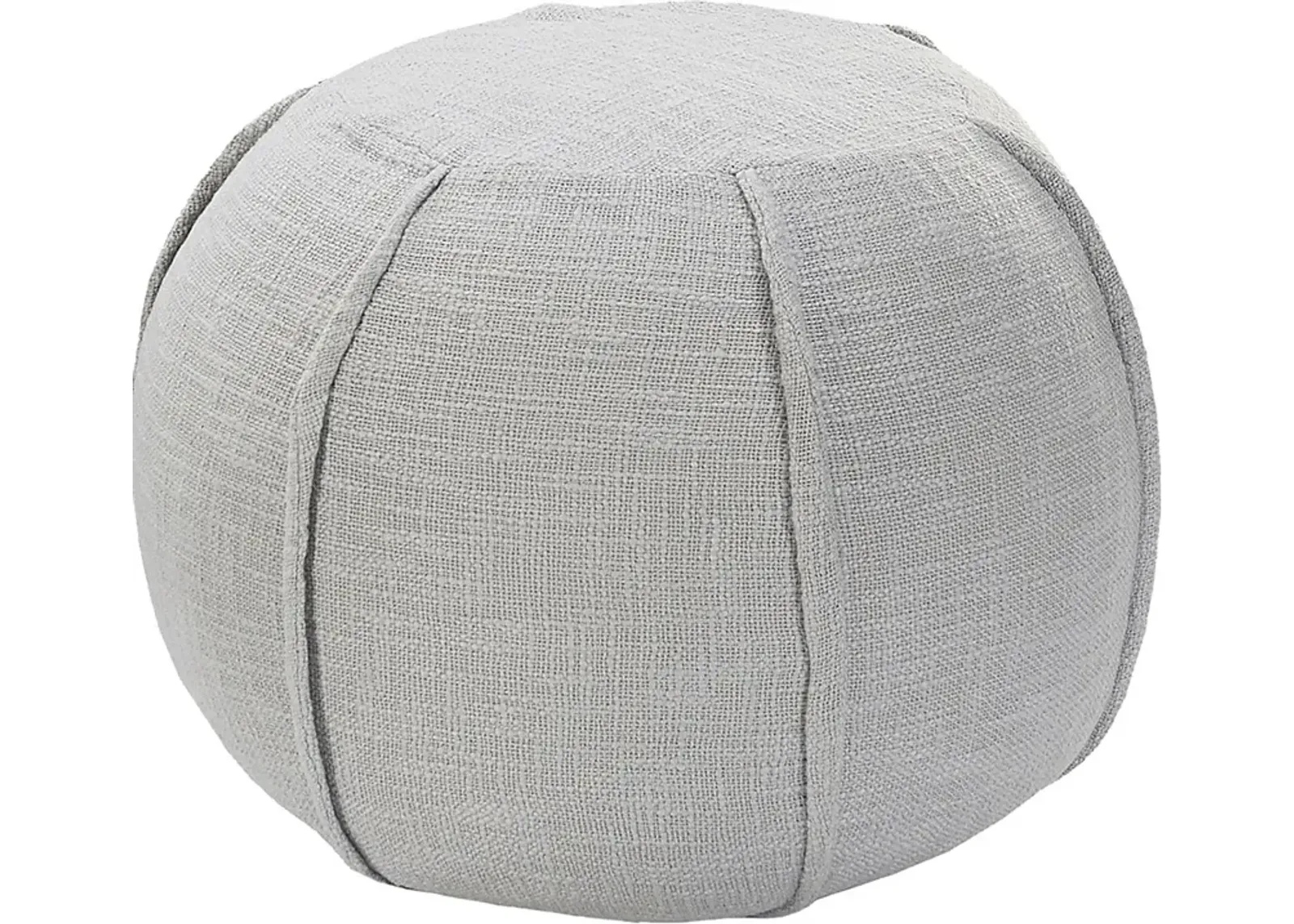 Kamusi Gray Pouf