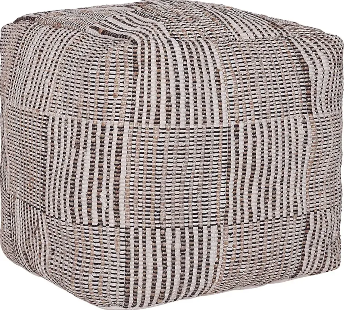 Sarette Natural/Cream Pouf