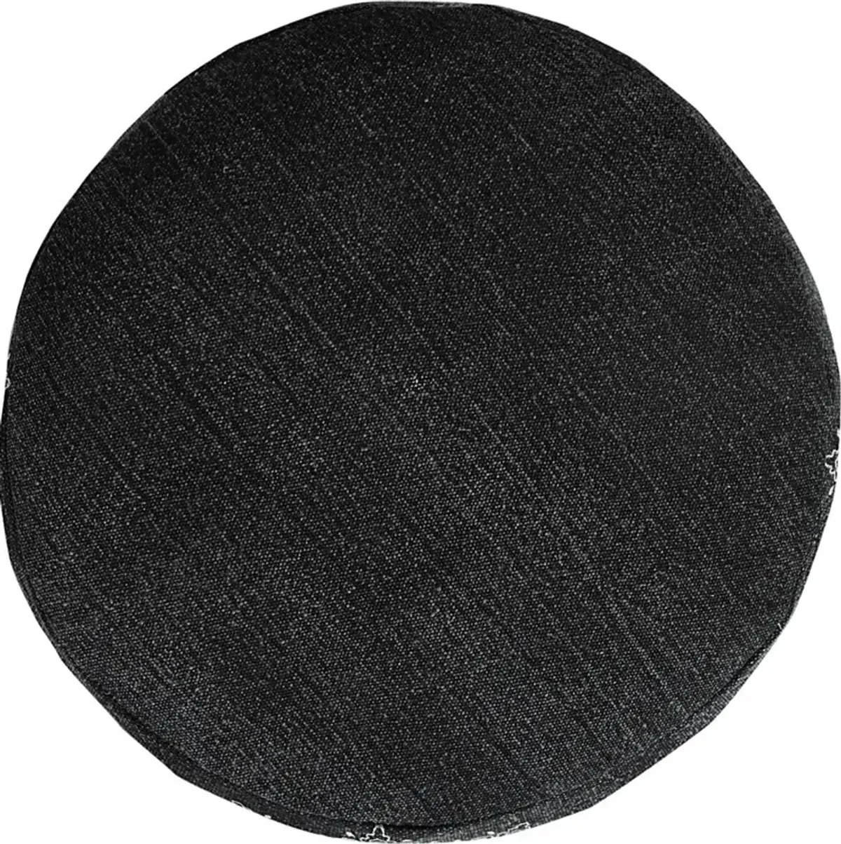 Susara Black/White Pouf