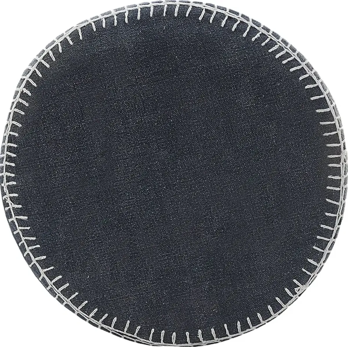 Jozette Navy Pouf