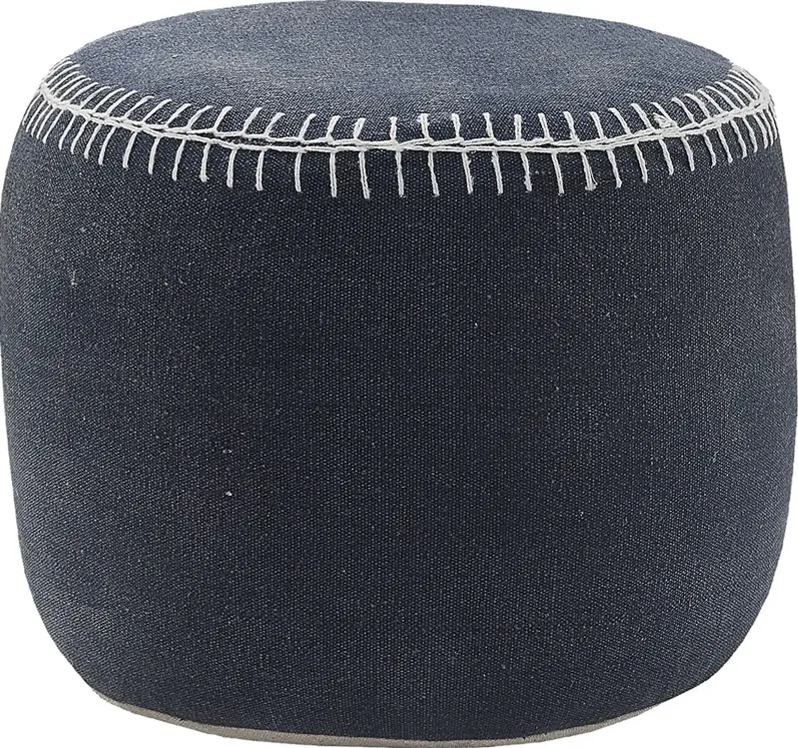 Jozette Navy Pouf