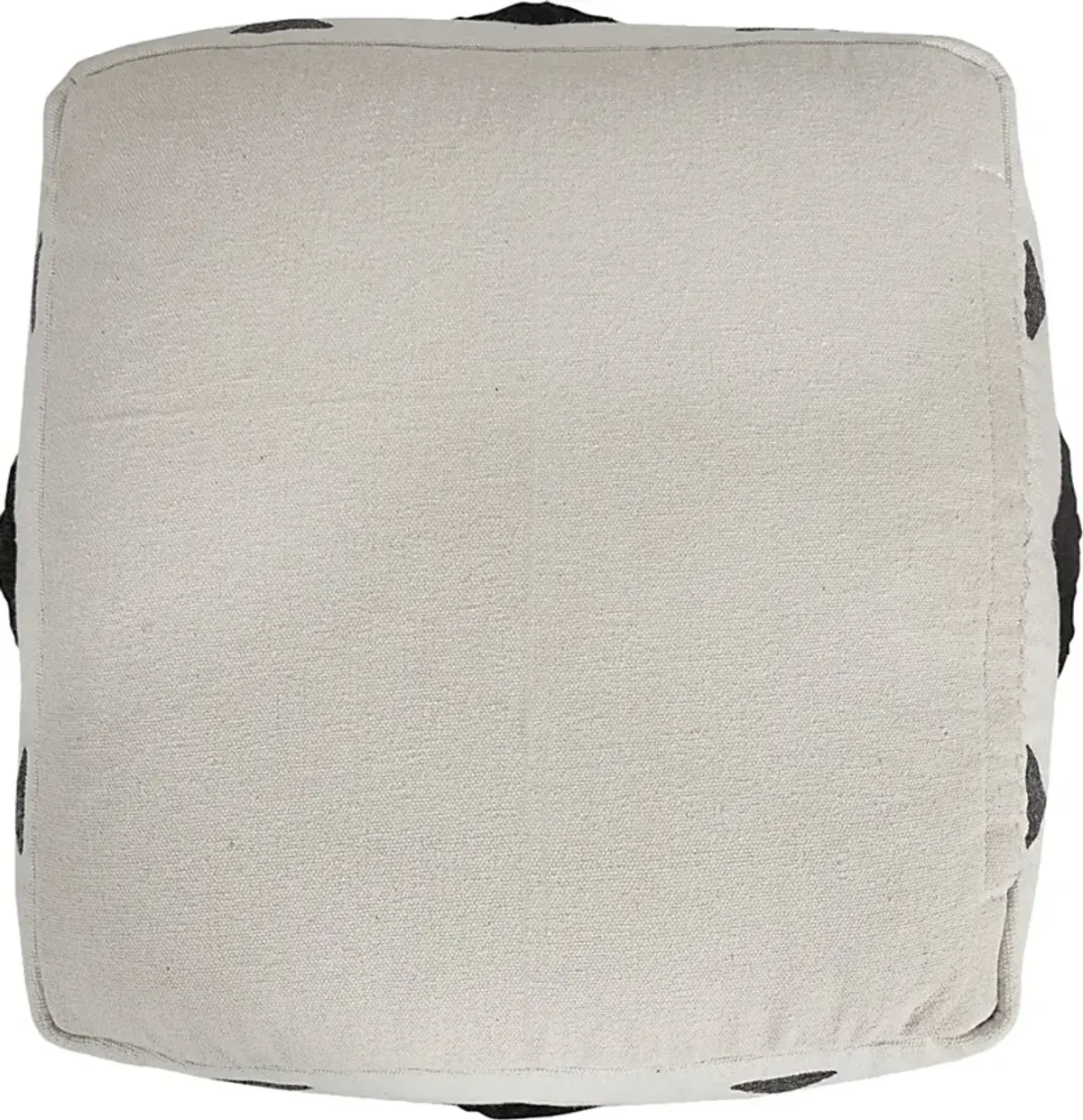 Conseld Black/White Pouf