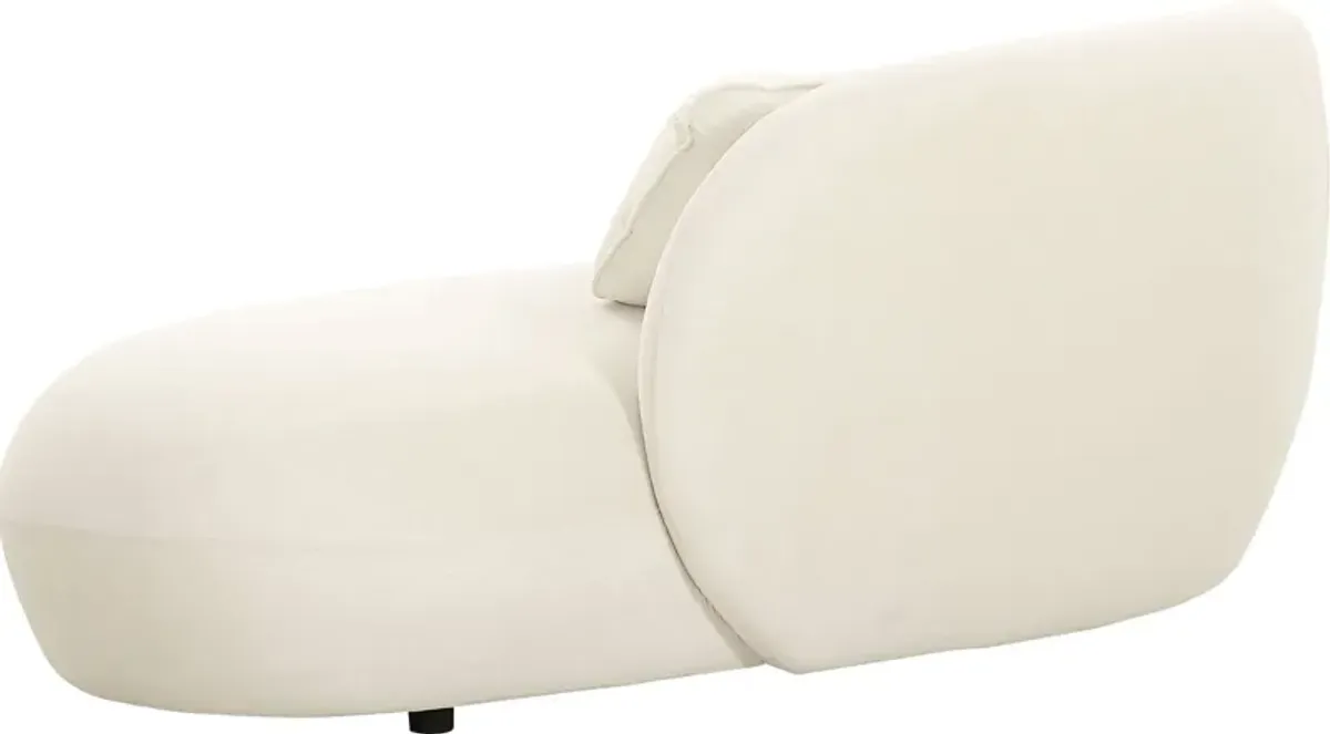 Leapson Cream Chaise