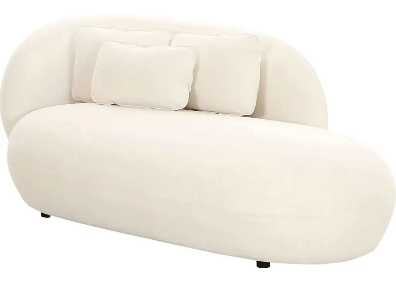 Leapson Cream Chaise