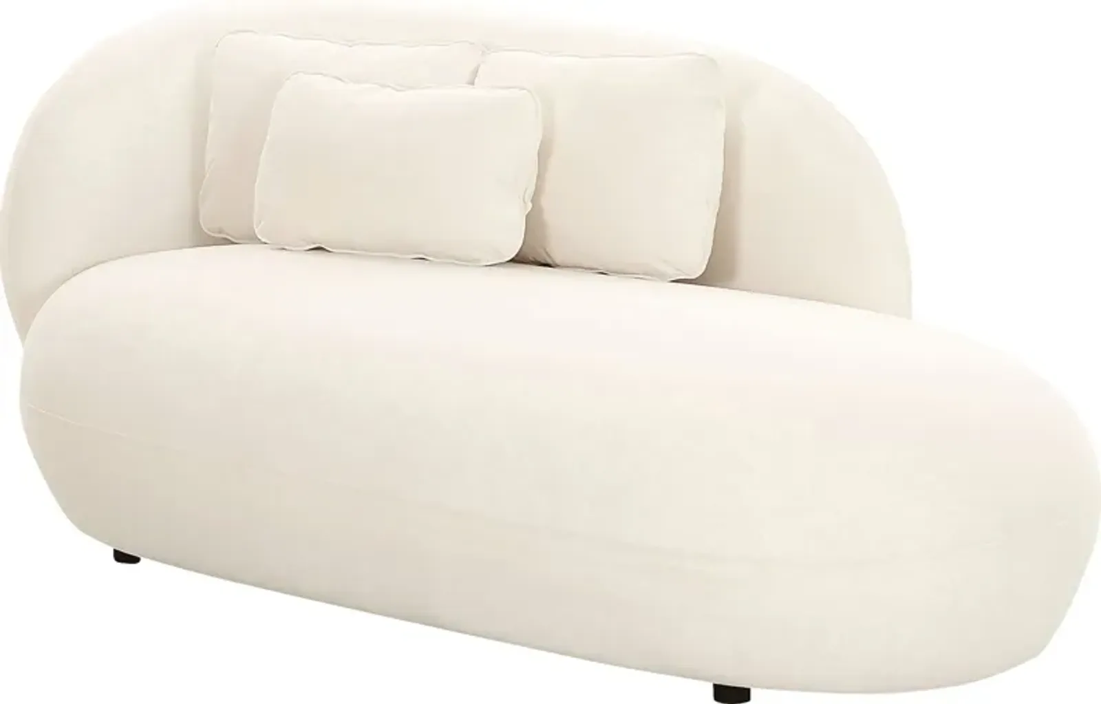 Leapson Cream Chaise