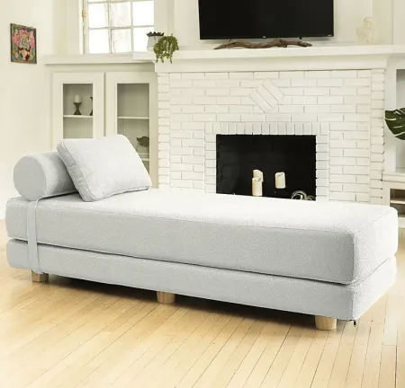 Ashebank White Fold-Out Queen Daybed