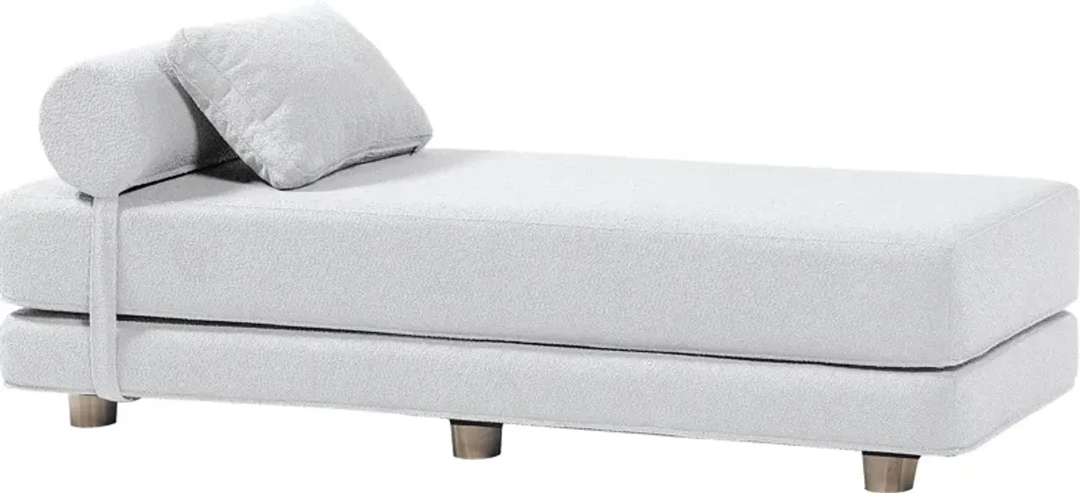 Ashebank White Fold-Out Queen Daybed