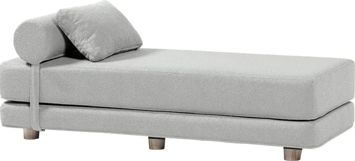 Ashebank Silver Fold-Out Queen Daybed