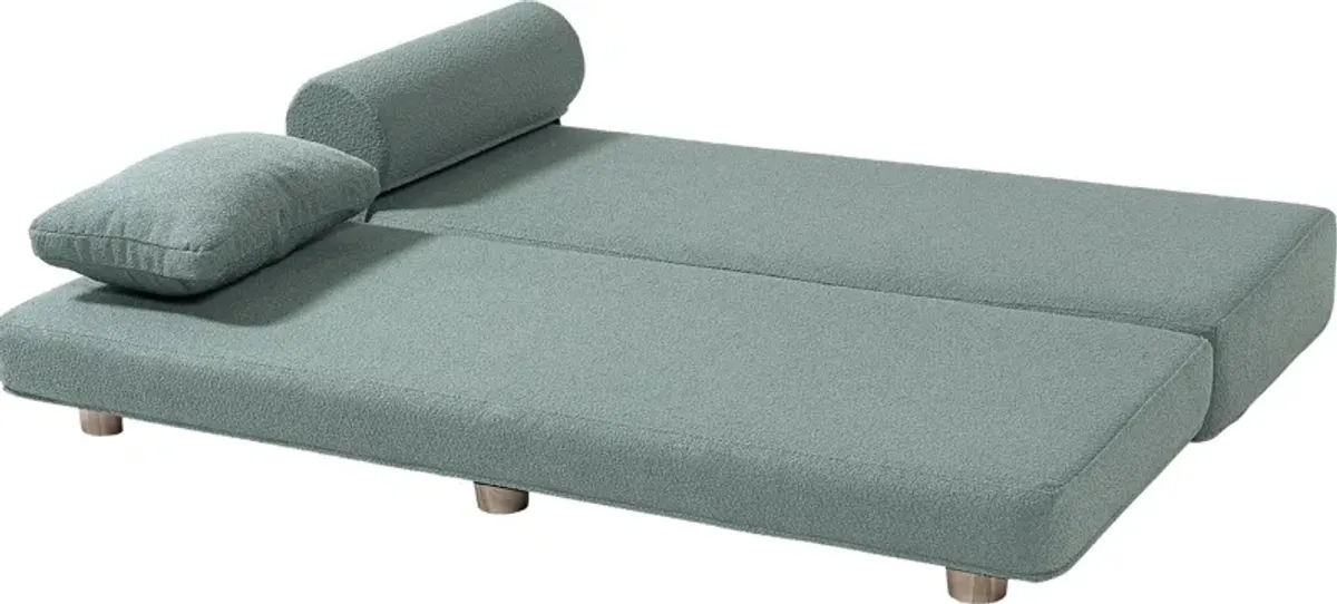 Ashebank Green Fold-Out Queen Daybed