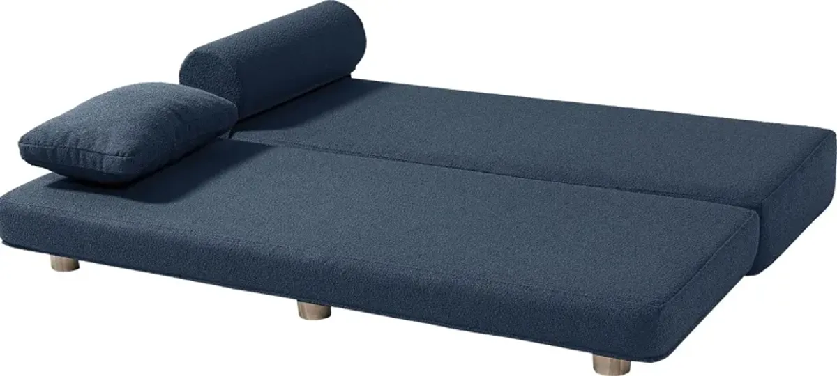 Ashebank Navy Fold-Out Queen Daybed