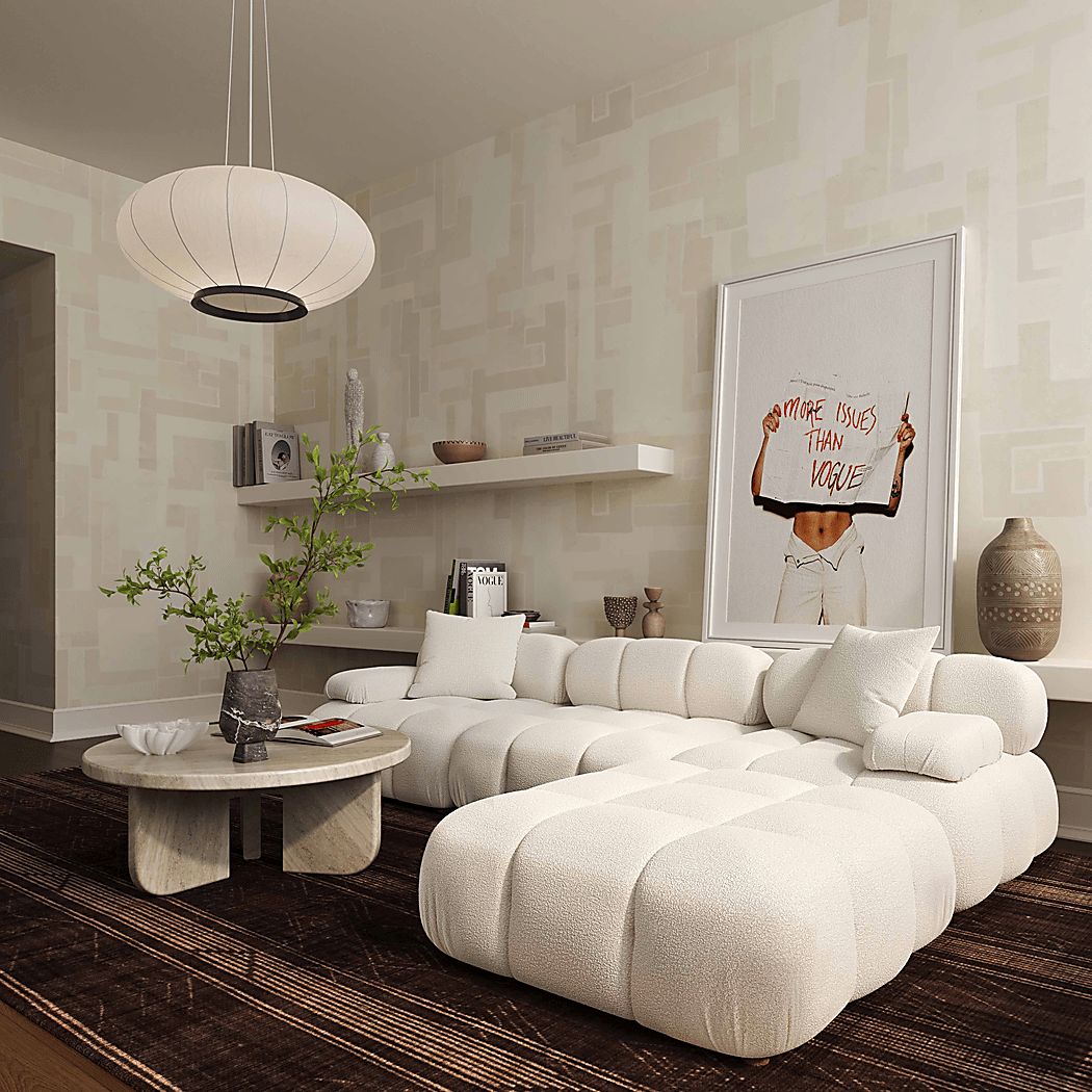 Crianza Cream 4 Pc Sectional