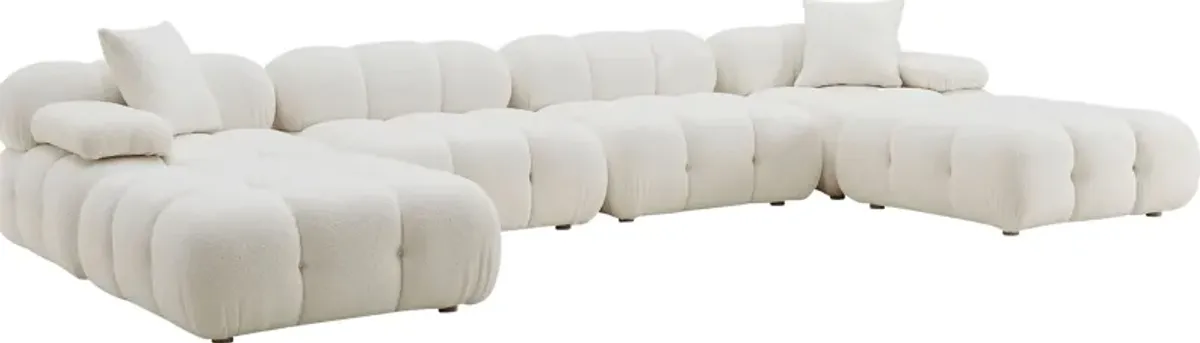 Crianza Cream 6 Pc Sectional