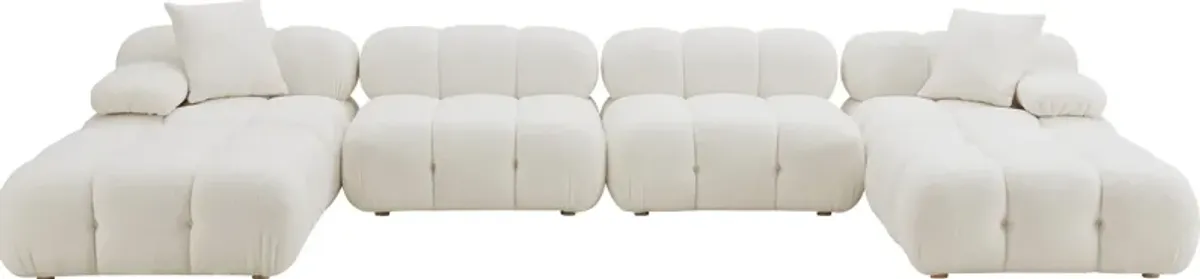 Crianza Cream 6 Pc Sectional