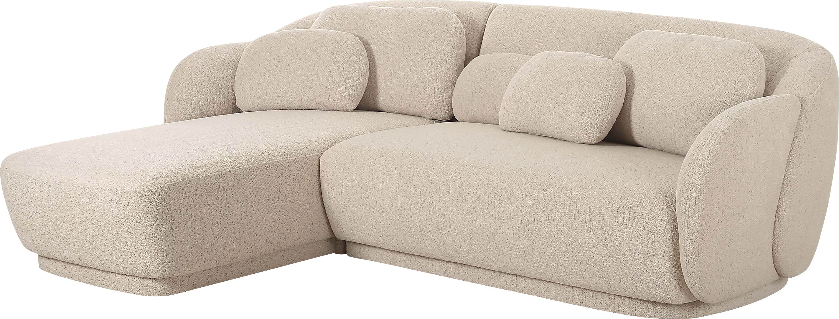 Daisylea Cream 2 Pc Left Arm Chaise Sectional