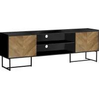 Rothmullan Black 72 in. Console