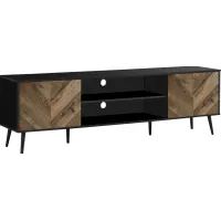 Rougemont Black 72 in. Console