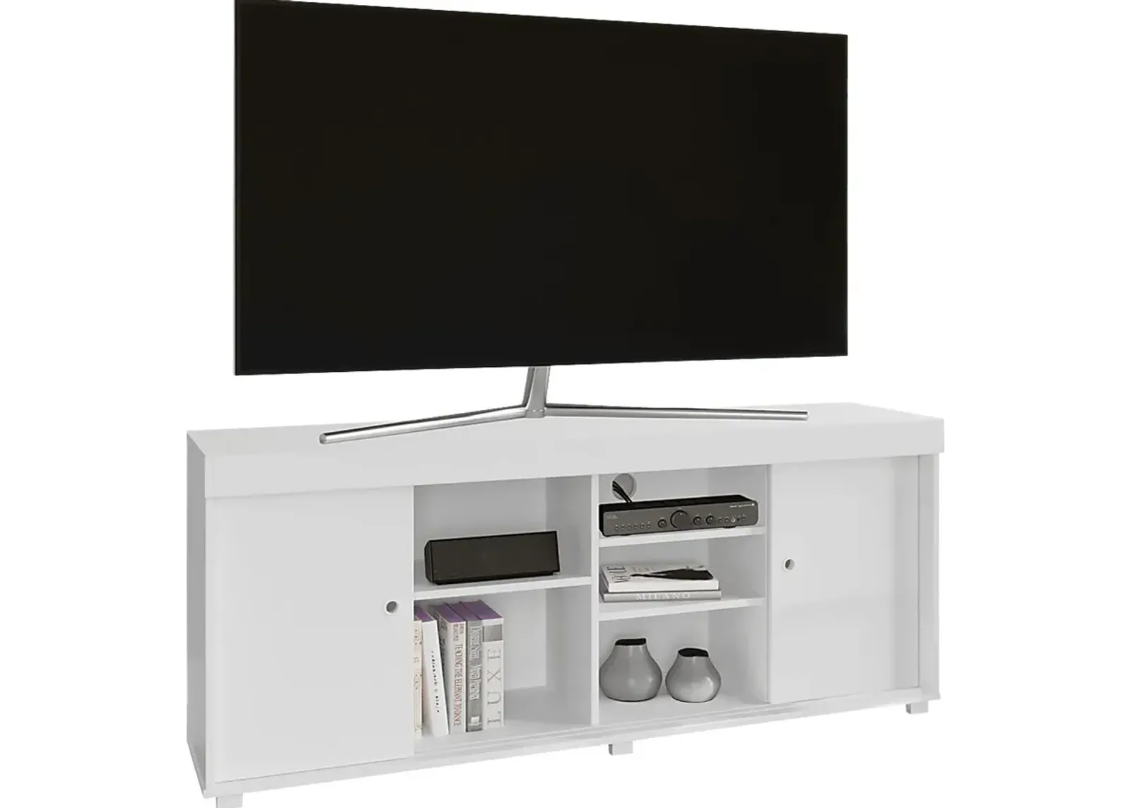 Chamto White 63in. Console