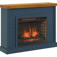 Dancana Blue 48in. Console with Electric Fireplace