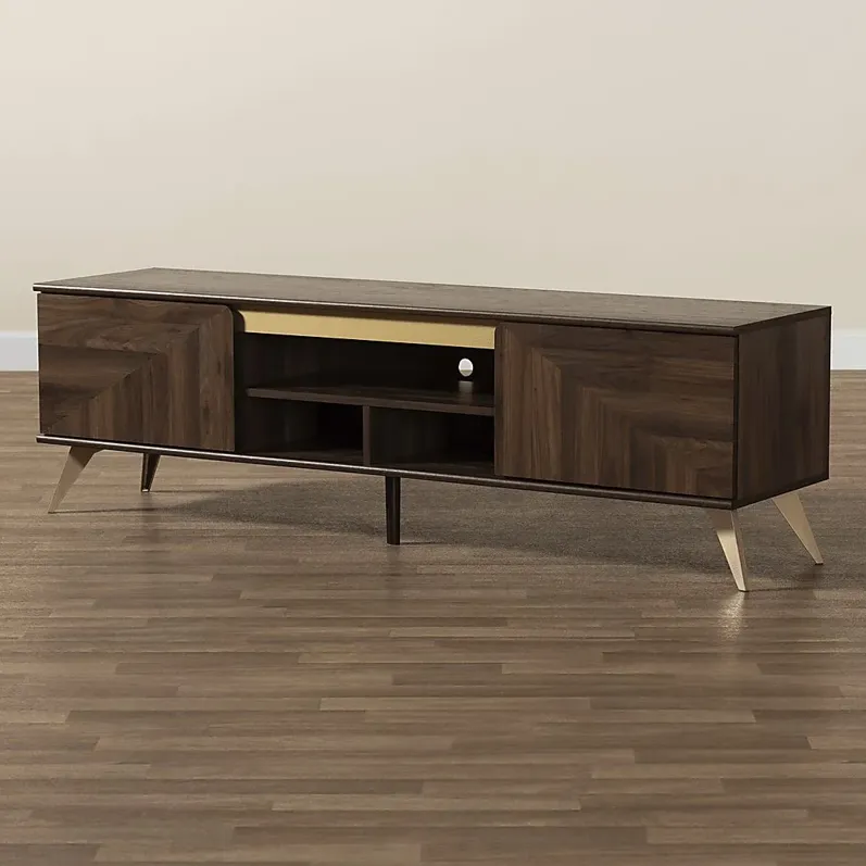 Riedesel Brown 61.5 in. Console