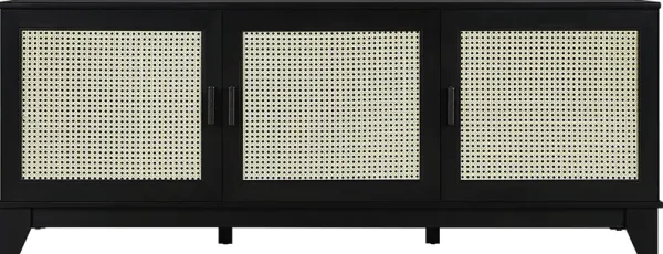 Gansons Black 63 in. Console