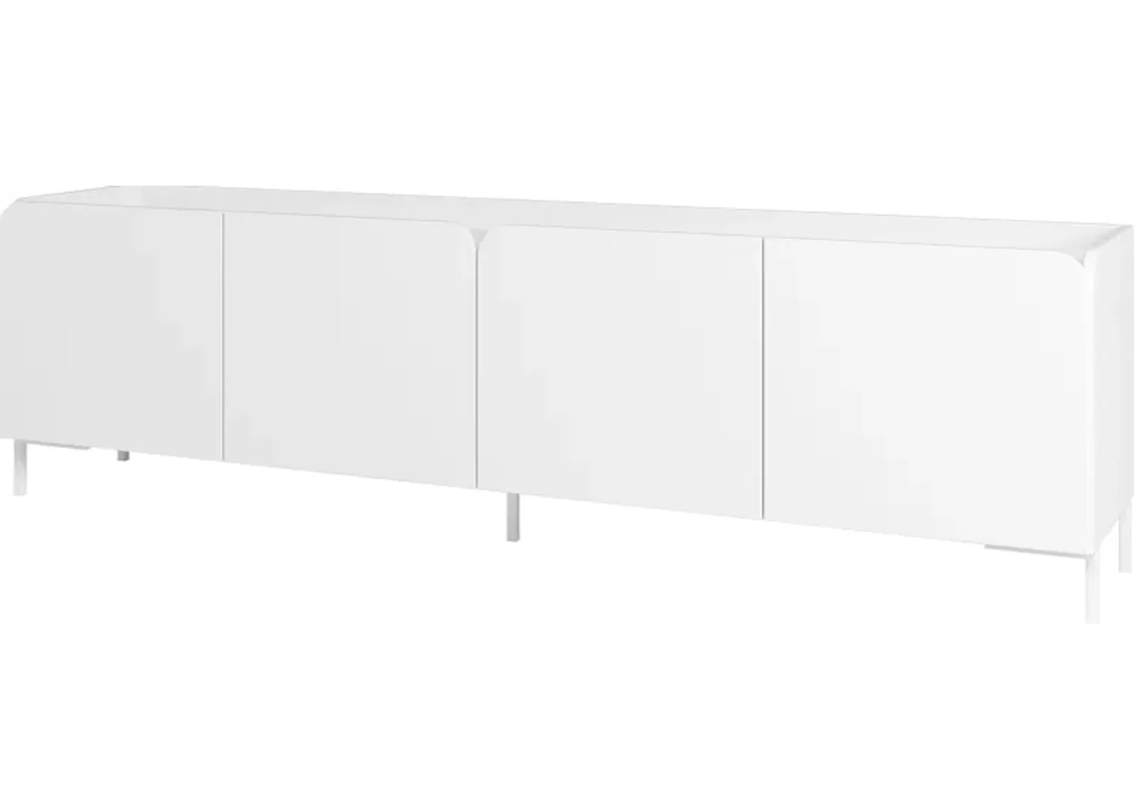 Balcome White 71 in. Console