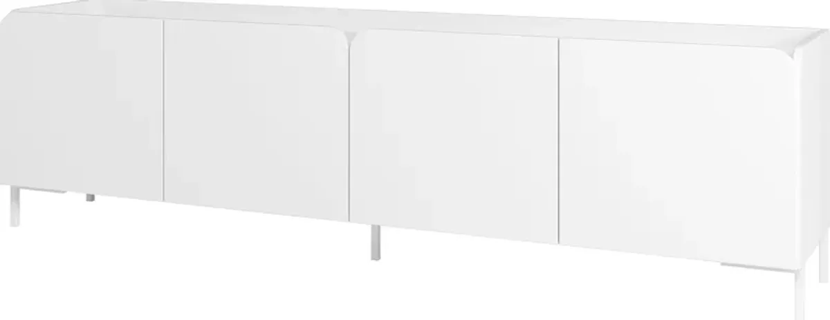 Balcome White 71 in. Console