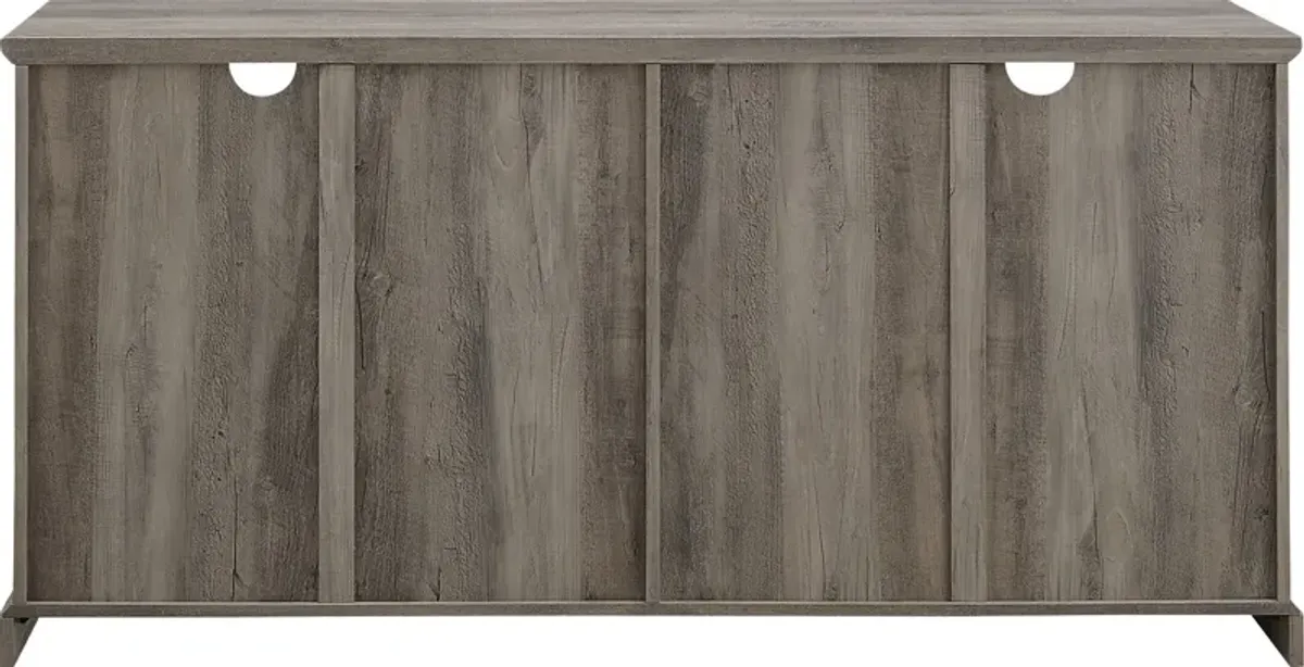 Wyehwood Gray 58 in. Console