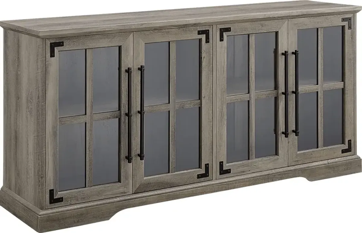 Wyehwood Gray 58 in. Console