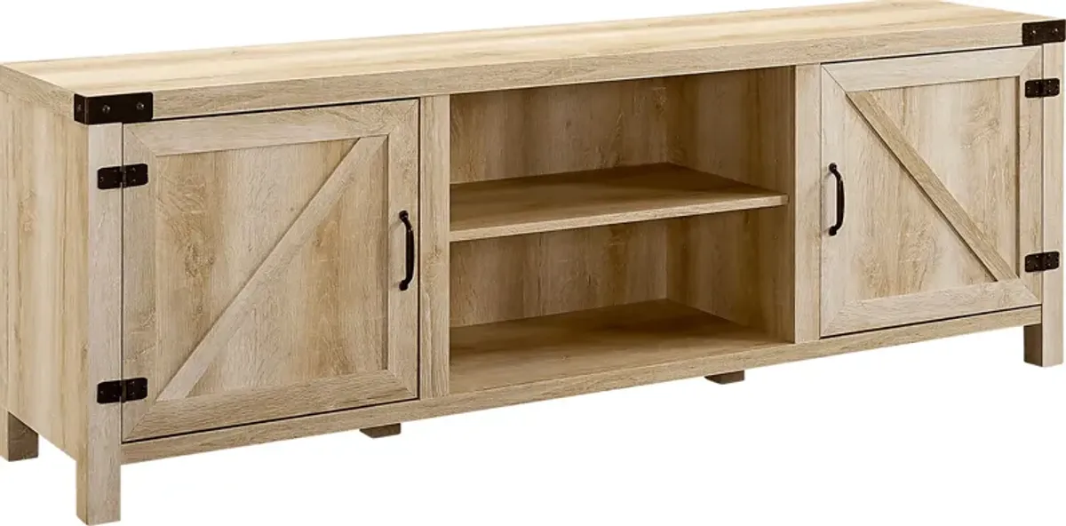 Vedrines White Oak 70 in. Console