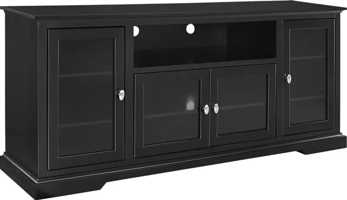 Sablewood Black 70 in. Console