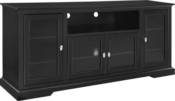 Sablewood Black 70 in. Console